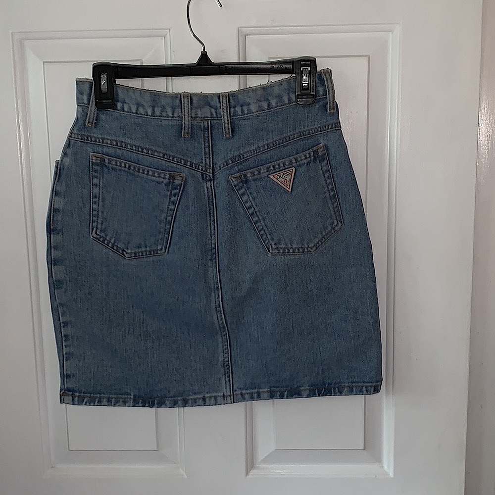 EUC Vintage GUESS Denim Skirt - Picture 3 of 12